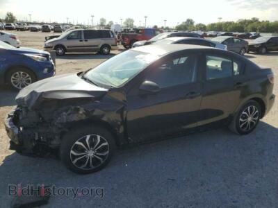 2012 Mazda 3 I, черный — VIN JM1BL1UG8C1574874, Copart