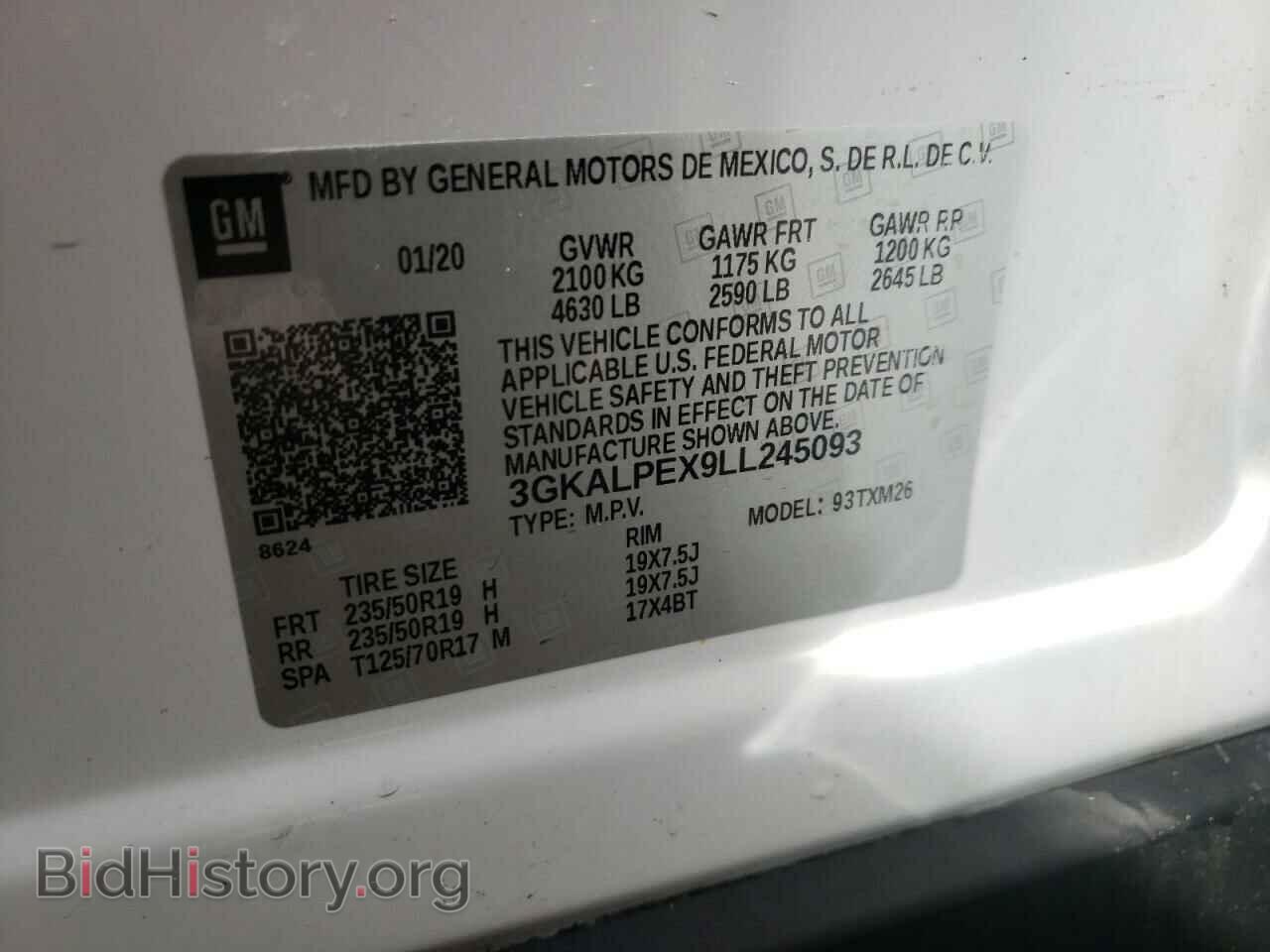 2020 GMC TERRAIN - VIN: 3GKALPEX9LL245093 - Photo 10