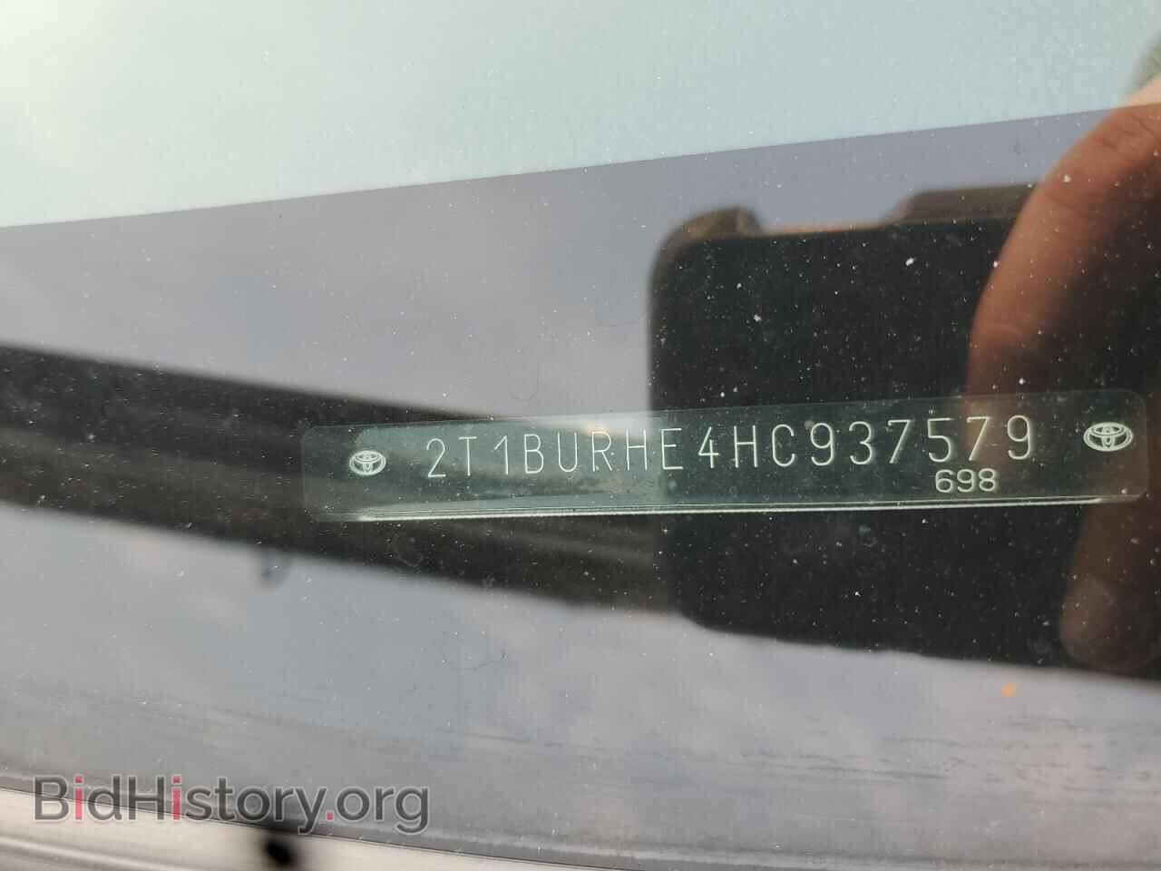 2017 TOYOTA COROLLA - VIN: 2T1BURHE4HC937579 - Фото 12