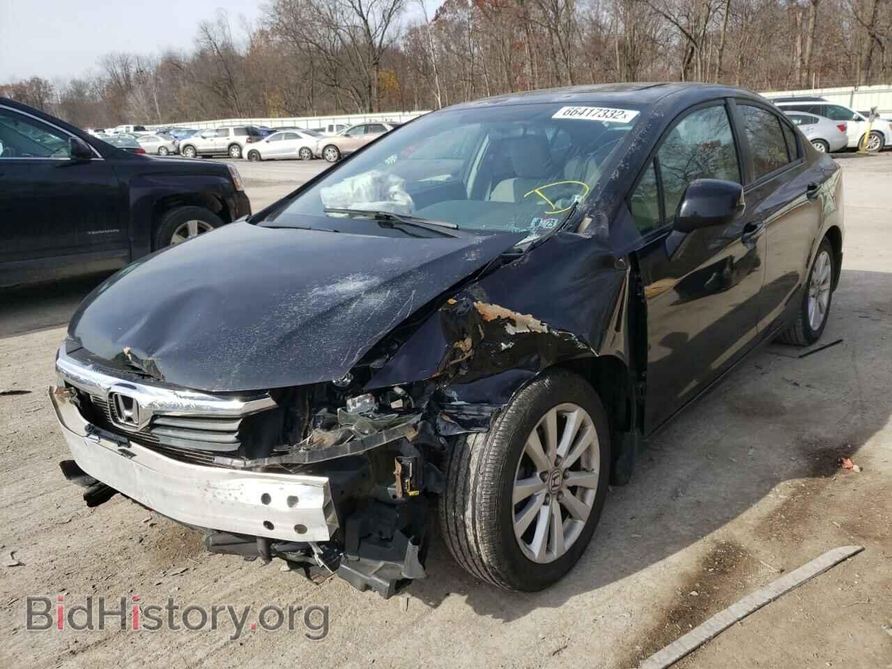 2012 HONDA CIVIC - VIN: 2HGFB2F88CH590513 - Фото 2