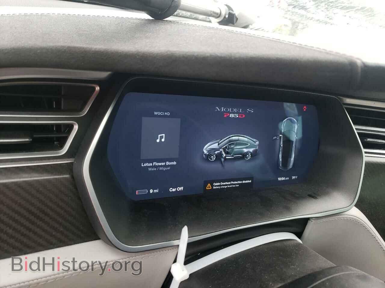 2014 TESLA MODEL S - VIN: 5YJSA1H25EFP62654 - Фото 9