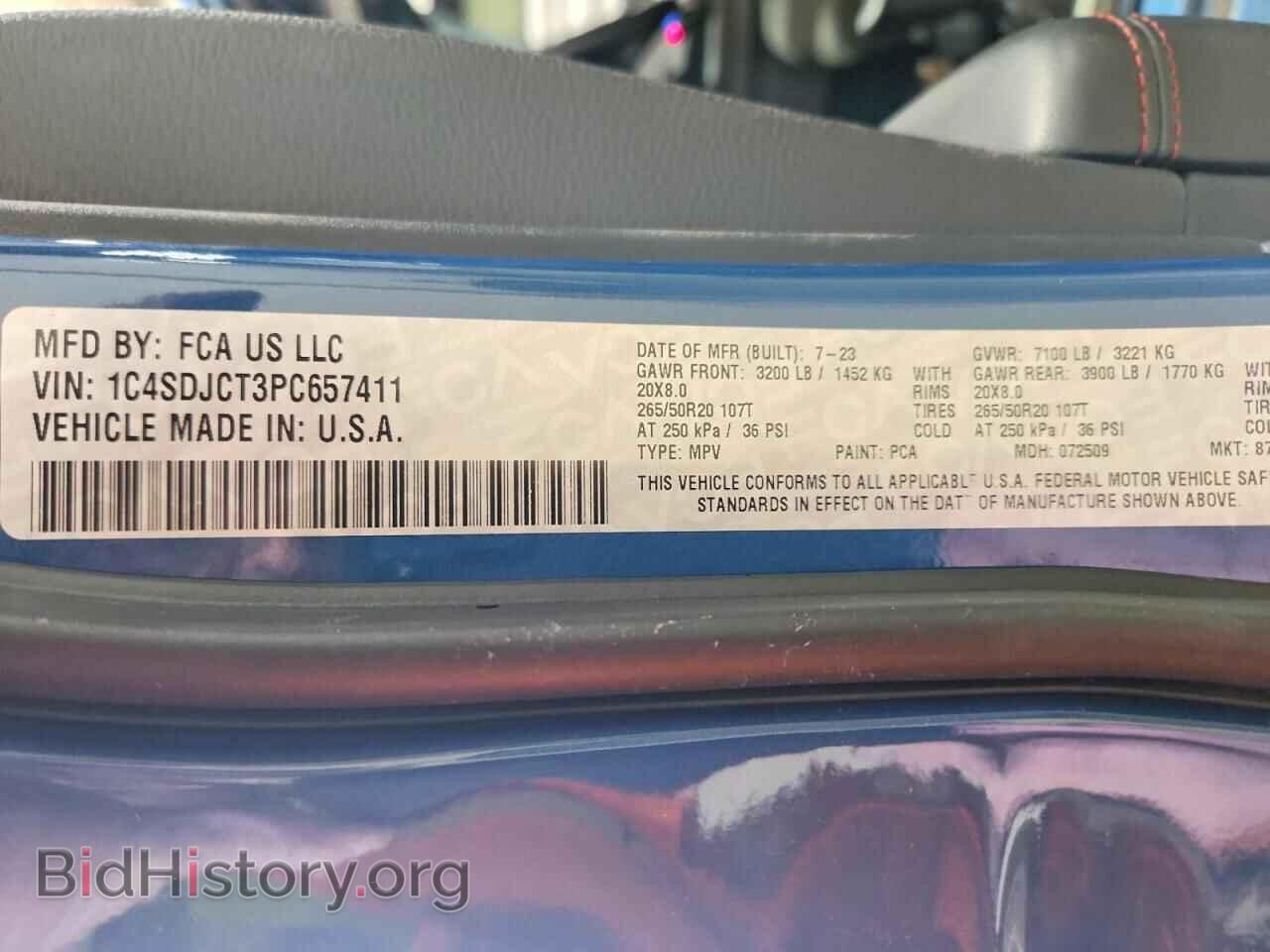 2023 DODGE DURANGO - VIN: 1C4SDJCT3PC657411 - Photo 13