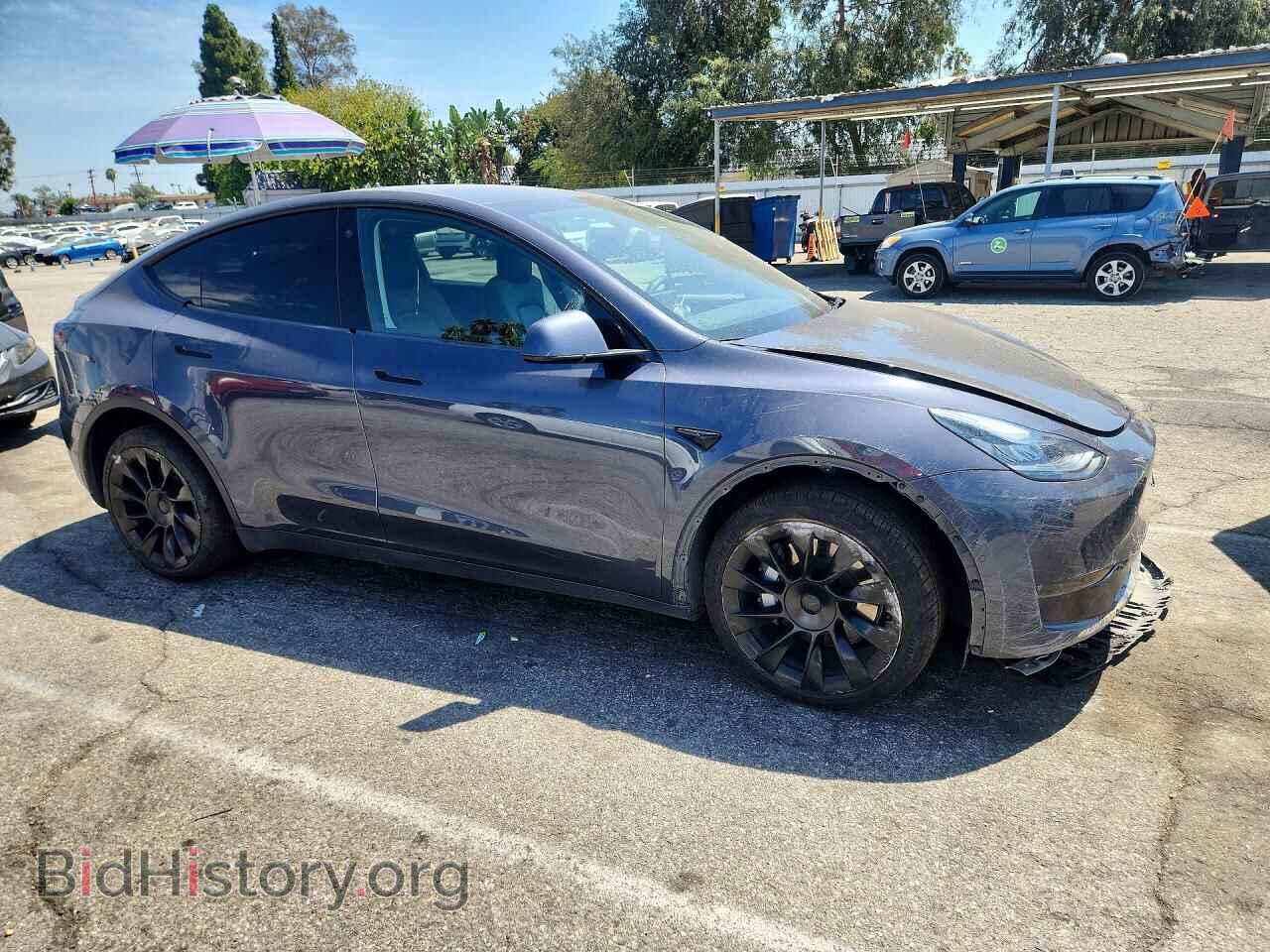 2022 TESLA MODEL Y - VIN: 7SAYGDEE7NF512148 - Фото 4