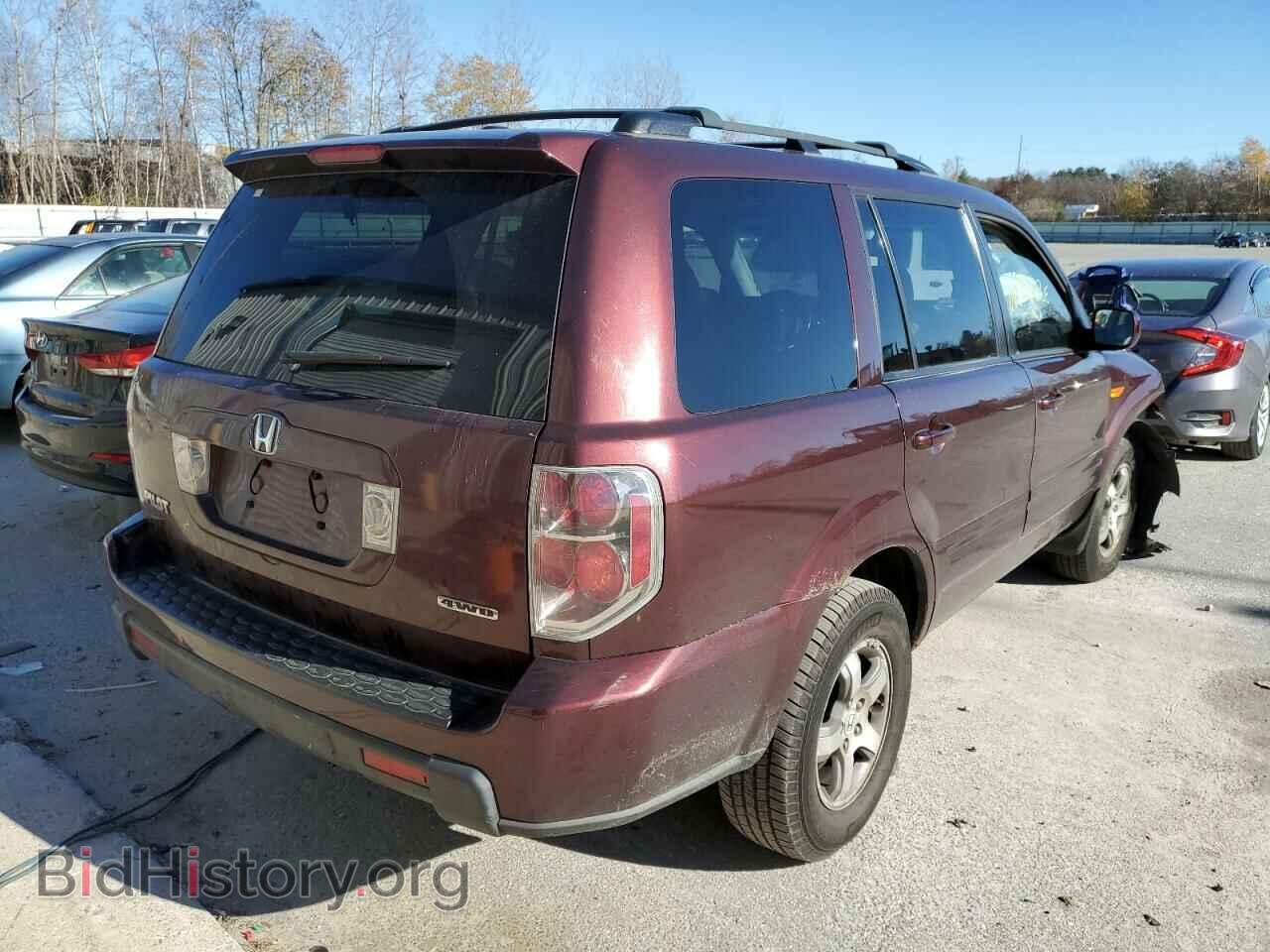 2007 HONDA PILOT - VIN: 2HKYF18657H535595 - Фото 4