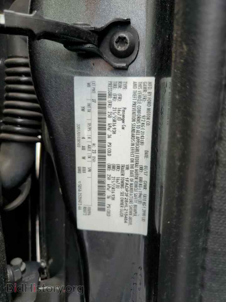 2017 FORD FOCUS - VIN: 1FADP3F28HL218484 - Photo 13