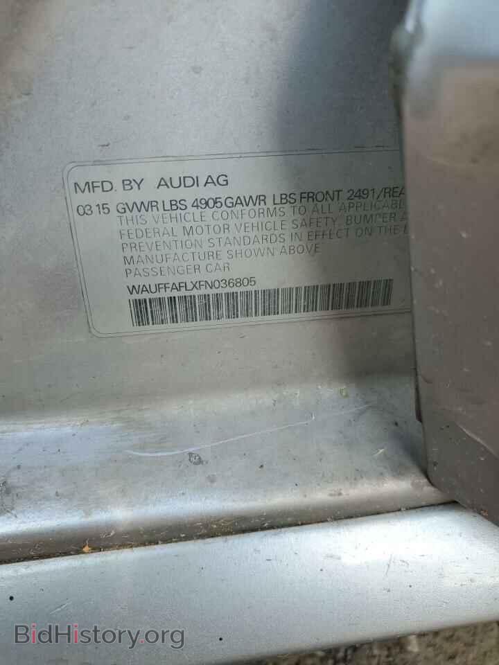 2015 AUDI A4 - VIN: WAUFFAFLXFN036805 - Фото 12