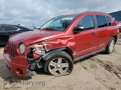 2008 Jeep COMPASS Sport, red — VIN 1J8FT47W98D789233, Copart