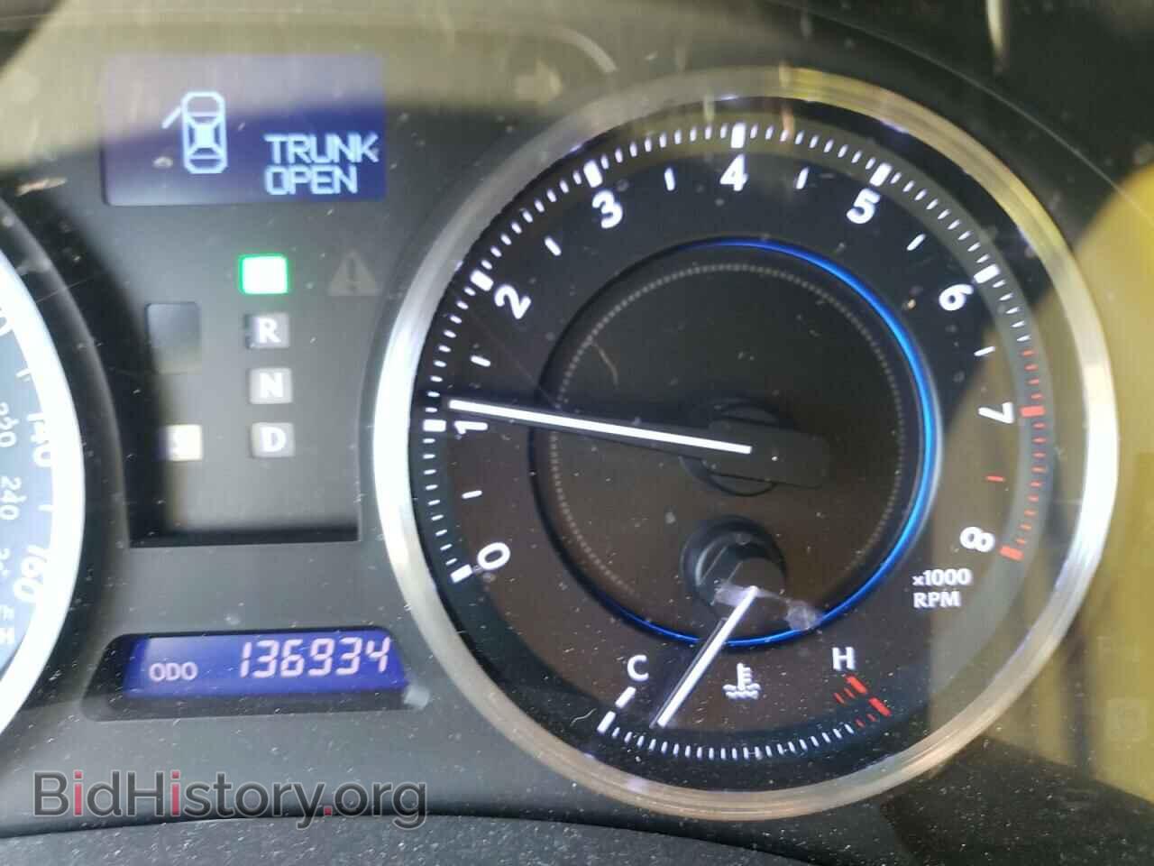 2012 LEXUS IS - VIN: JTHBF5C25C5165159 - Фото 8