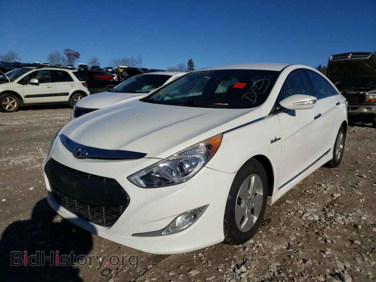 2011 HYUNDAI SONATA - VIN: KMHEC4A45BA006598 - Фото 2
