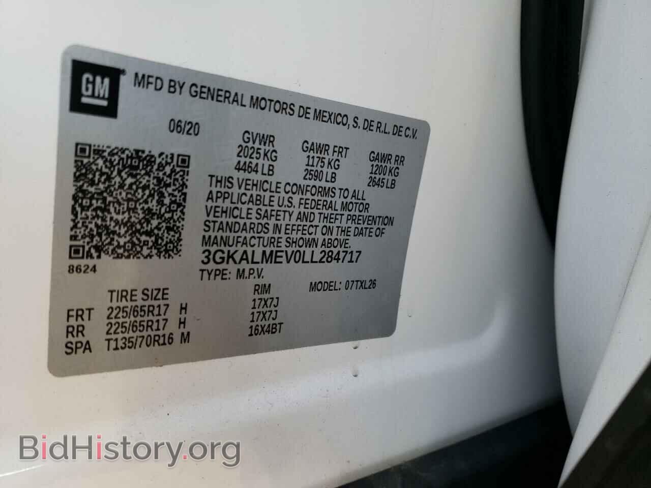 2020 GMC TERRAIN - VIN: 3GKALMEV0LL284717 - Фото 10