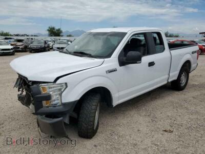 2017 Ford F-150 Super Cab, white — VIN 1FTFX1EF1HKD34689, Copart