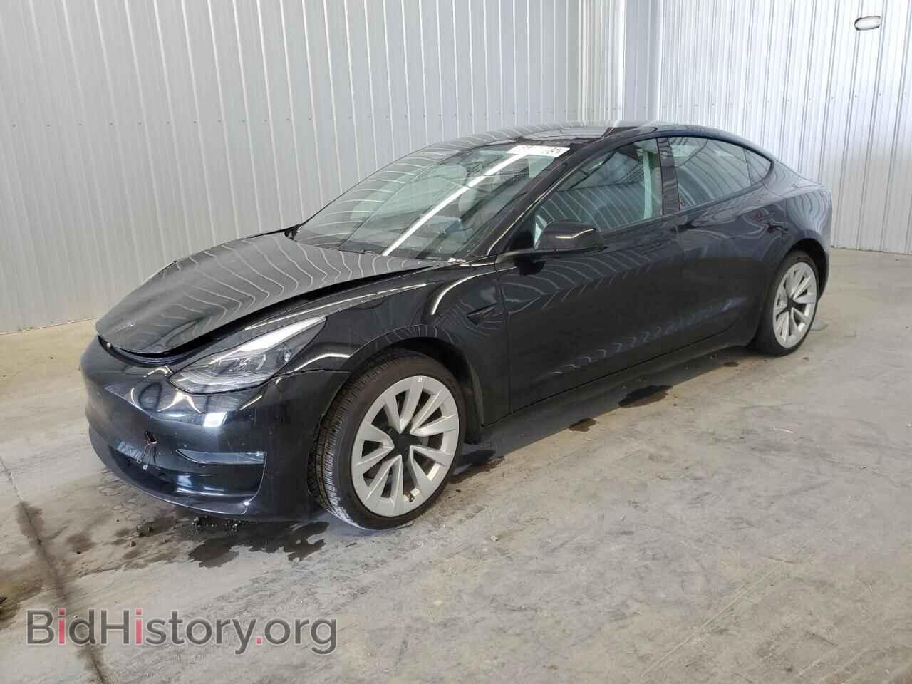 Photo 5YJ3E1EB8NF287191 - TESLA MODEL 3 2022