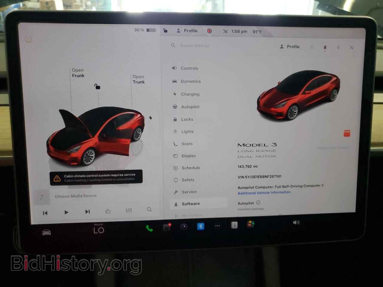 2022 TESLA MODEL 3 - VIN: 5YJ3E1EB8NF287191 - Photo 9