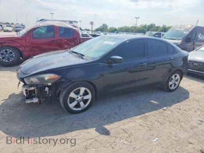 2015 Dodge DART SXT, черный — VIN 1C3CDFBB1FD306410, Copart