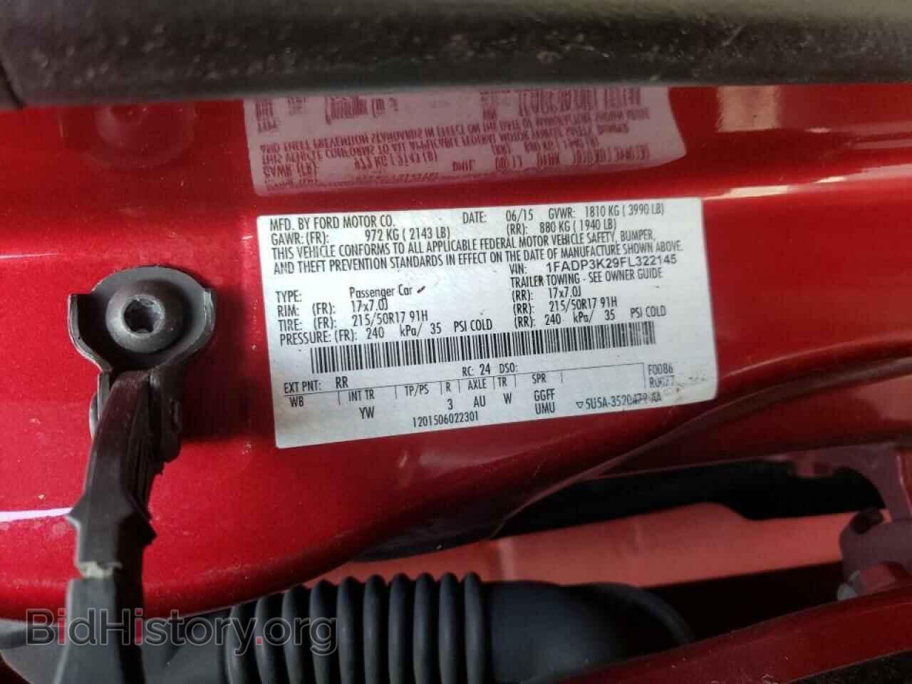 2015 FORD FOCUS - VIN: 1FADP3K29FL322145 - Photo 10