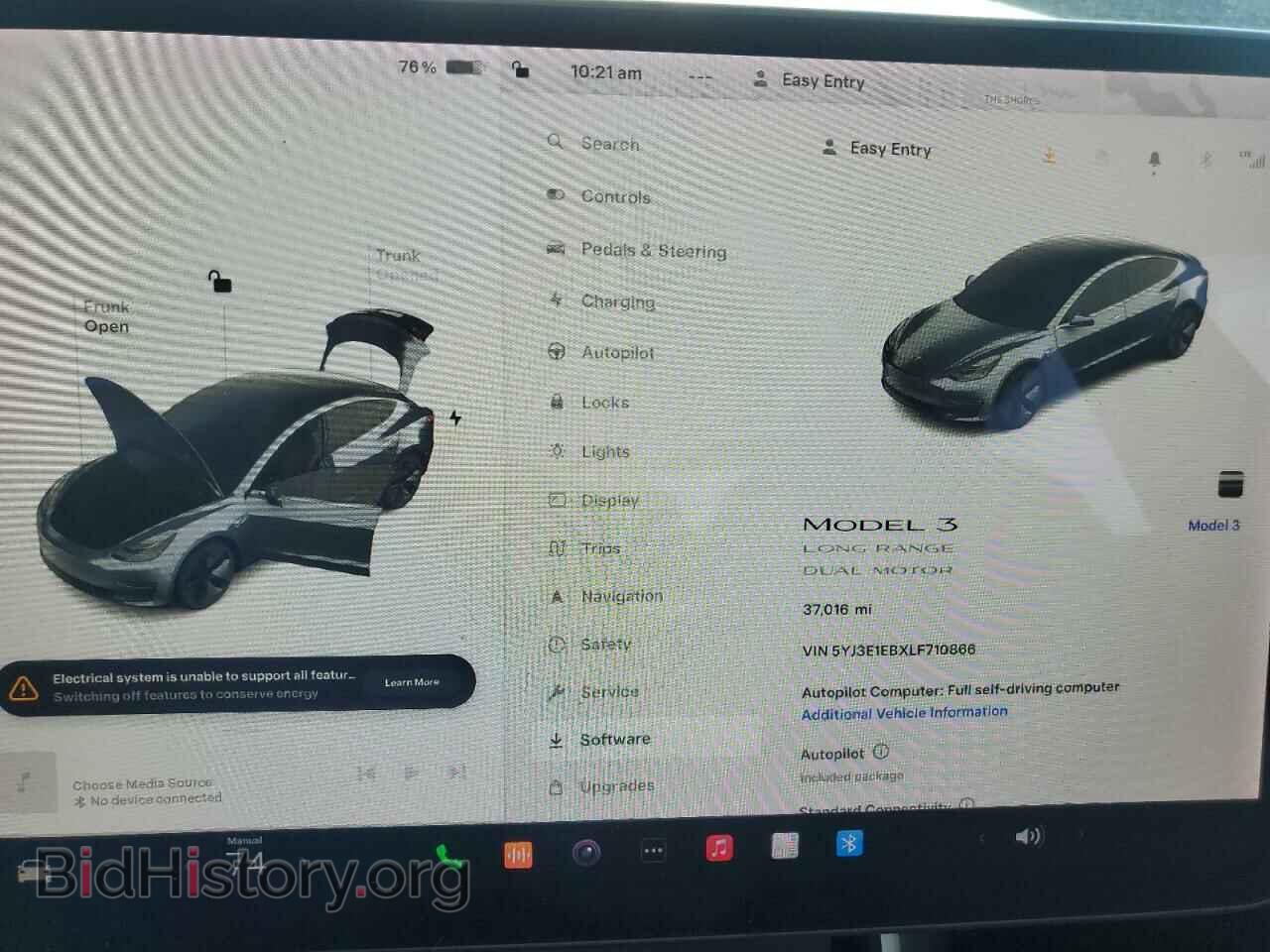 2020 TESLA MODEL 3 - VIN: 5YJ3E1EBXLF710866 - Фото 9