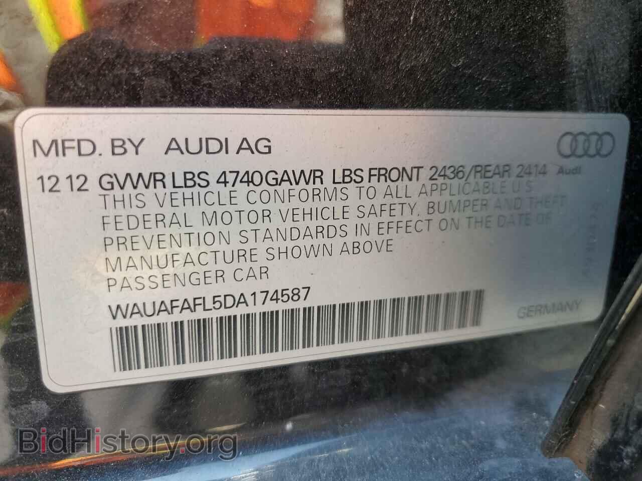 2013 AUDI A4 - VIN: WAUAFAFL5DA174587 - Photo 12
