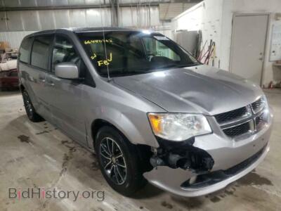 2016 Dodge CARAVAN Grand Cara, silver — VIN 2C4RDGCG1GR316875, Copart
