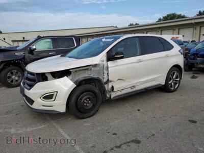 2015 Ford EDGE Sport, white — VIN 2FMTK4AP0FBB08292, Copart