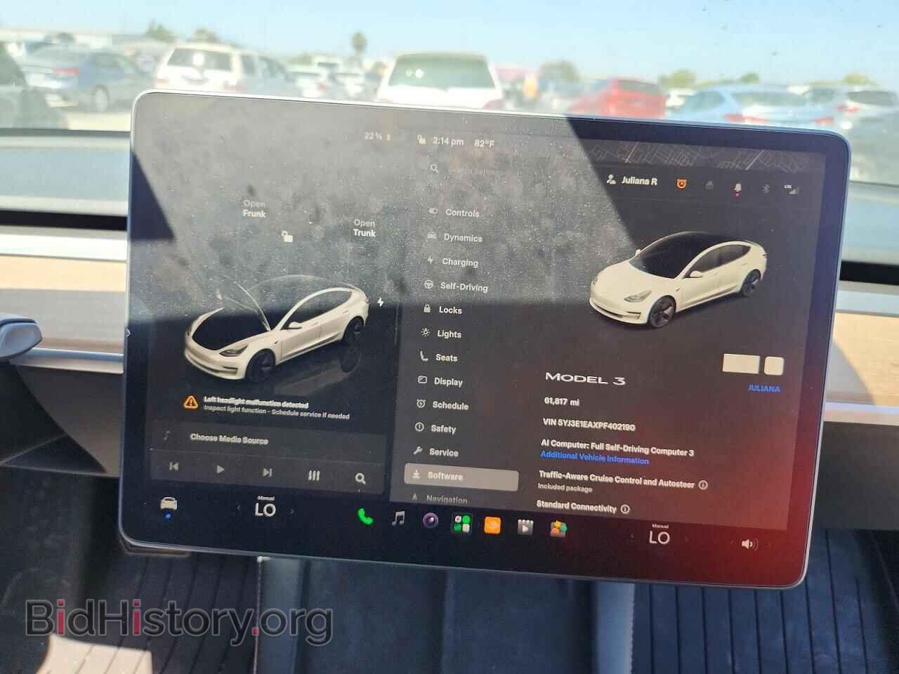 2023 TESLA MODEL 3 - VIN: 5YJ3E1EAXPF402190 - Фото 9
