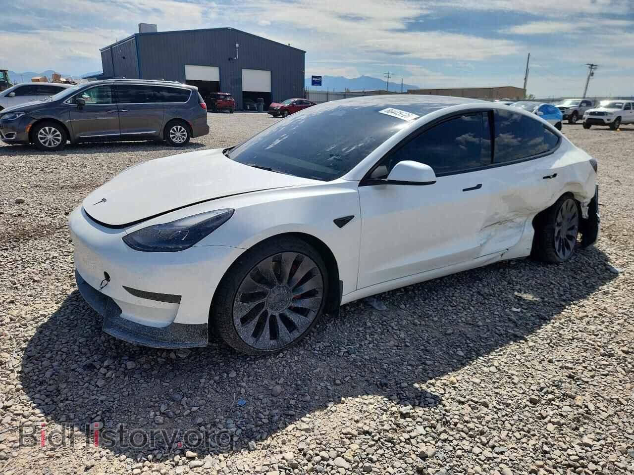 Photo 5YJ3E1EC8NF267340 - TESLA MODEL 3 2022