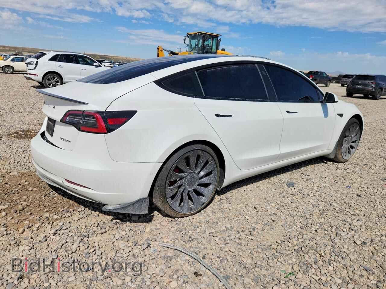2022 TESLA MODEL 3 - VIN: 5YJ3E1EC8NF267340 - Фото 3