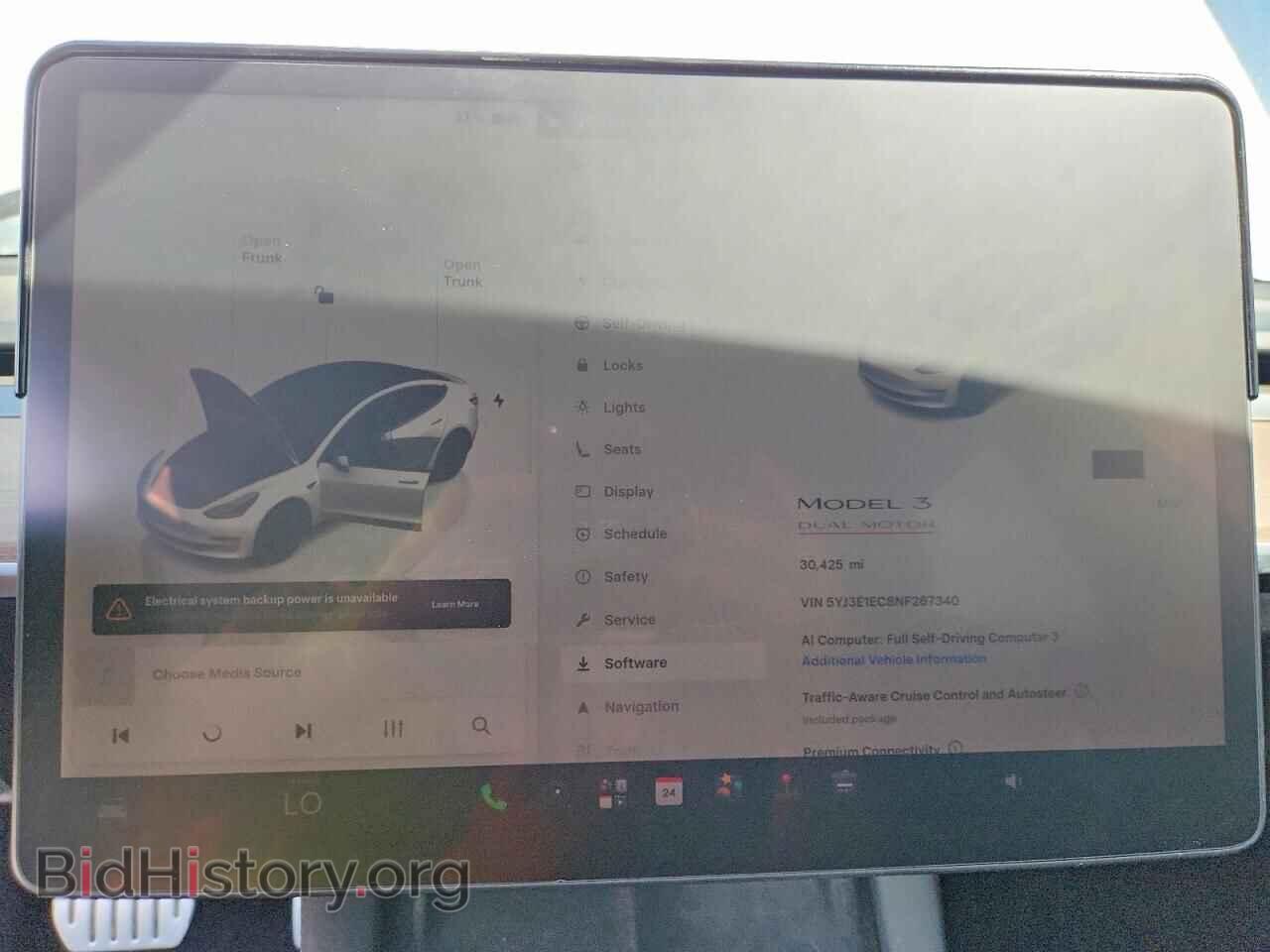 2022 TESLA MODEL 3 - VIN: 5YJ3E1EC8NF267340 - Фото 9