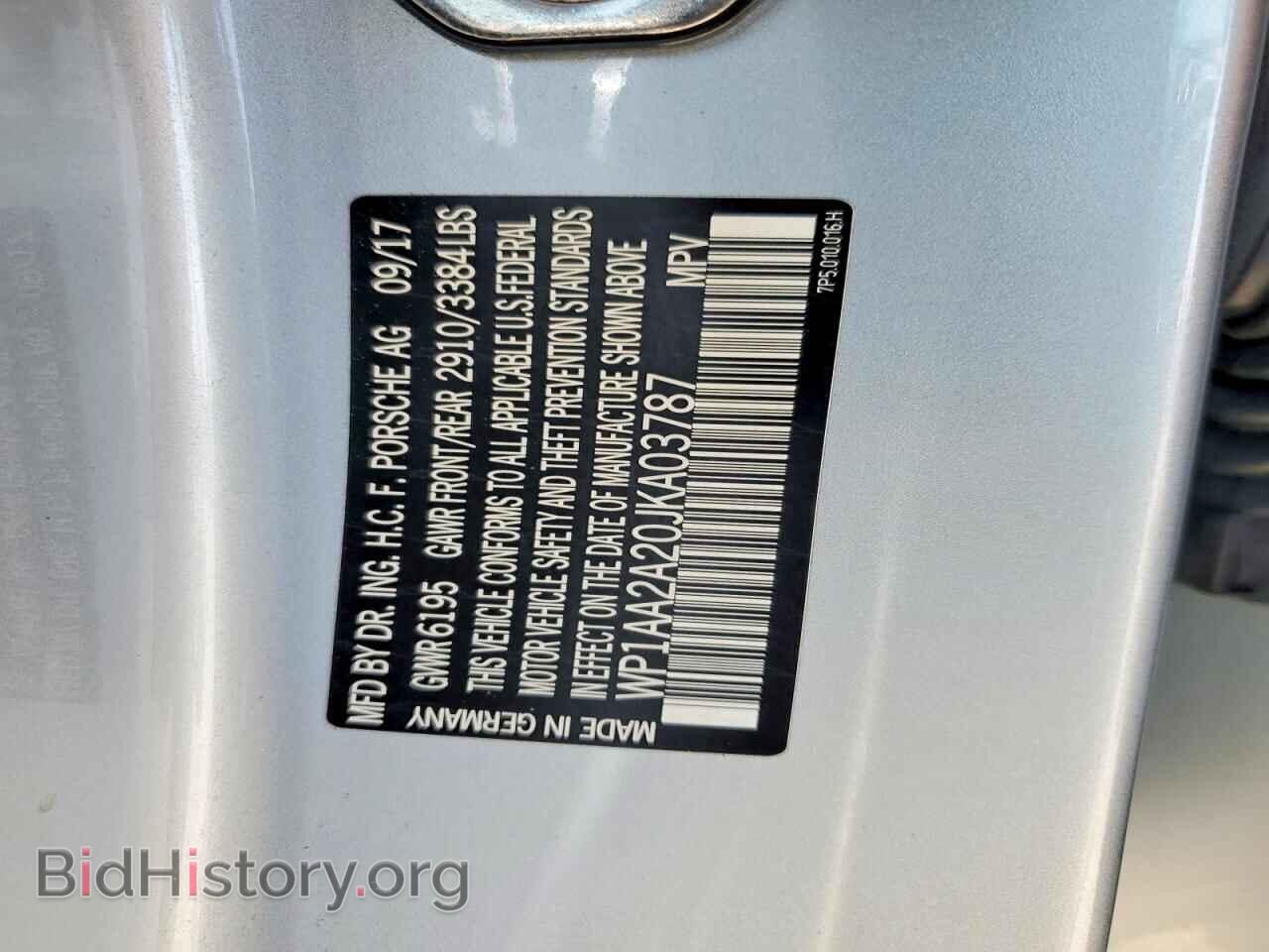 2018 PORSCHE CAYENNE - VIN: WP1AA2A20JKA03787 - Photo 13