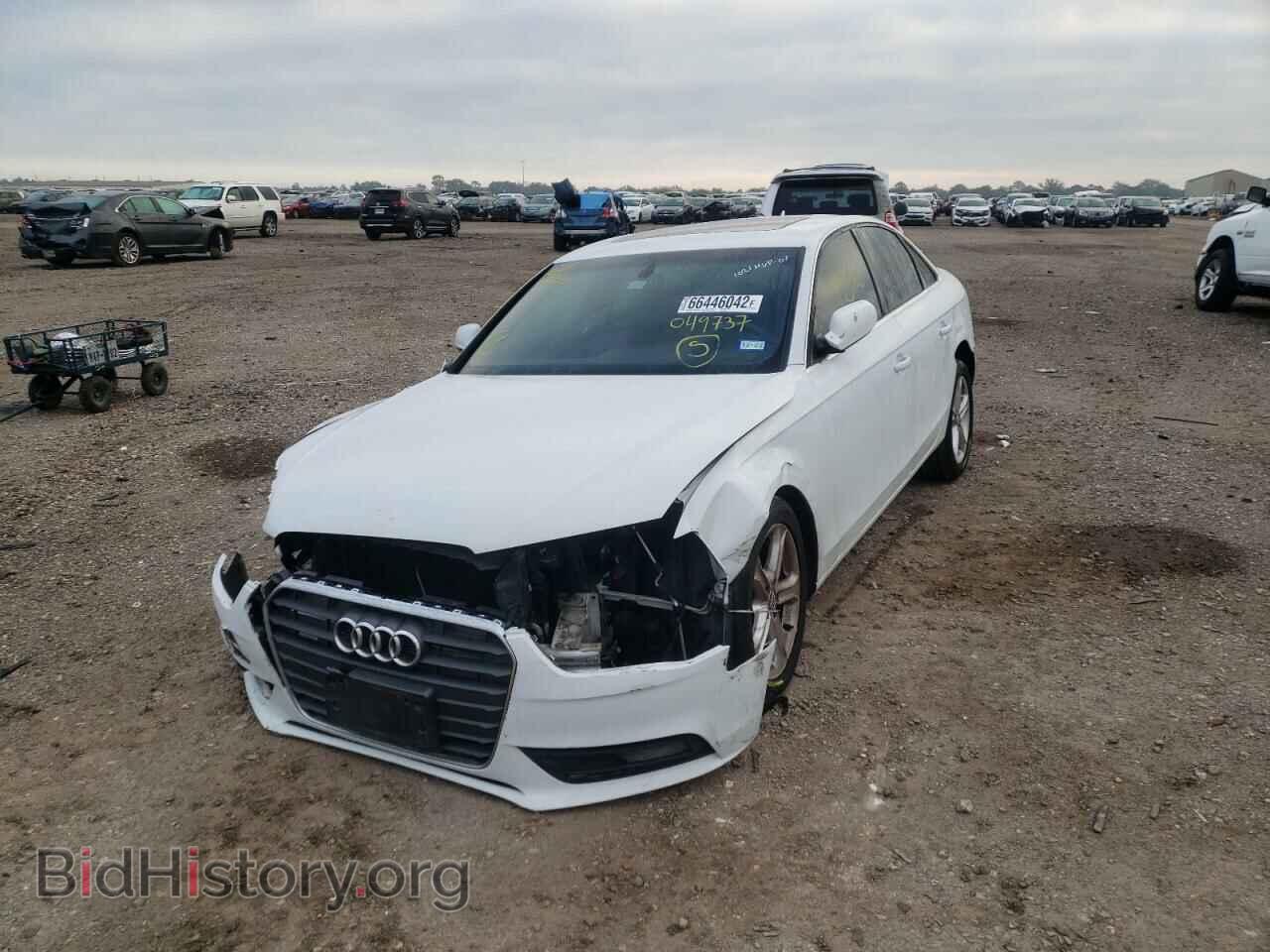 2013 AUDI A4 - VIN: WAUBFAFL2DN049737 - Фото 2