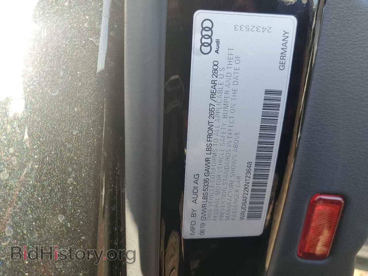 2019 AUDI A6 - VIN: WAUD8AF22KN123648 - Photo 10