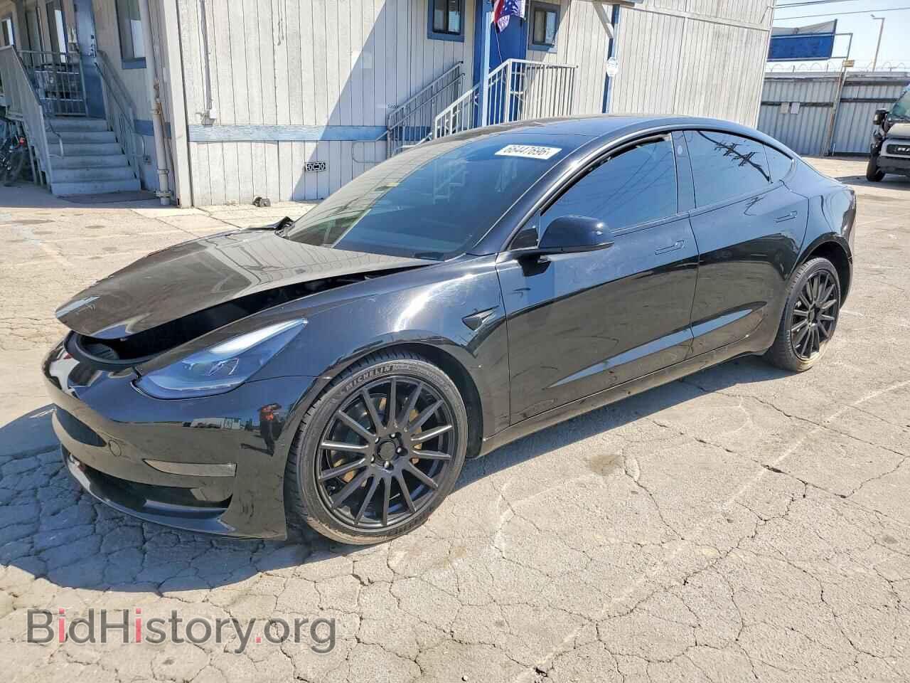 Photo 5YJ3E1EB8MF003606 - TESLA MODEL 3 2021