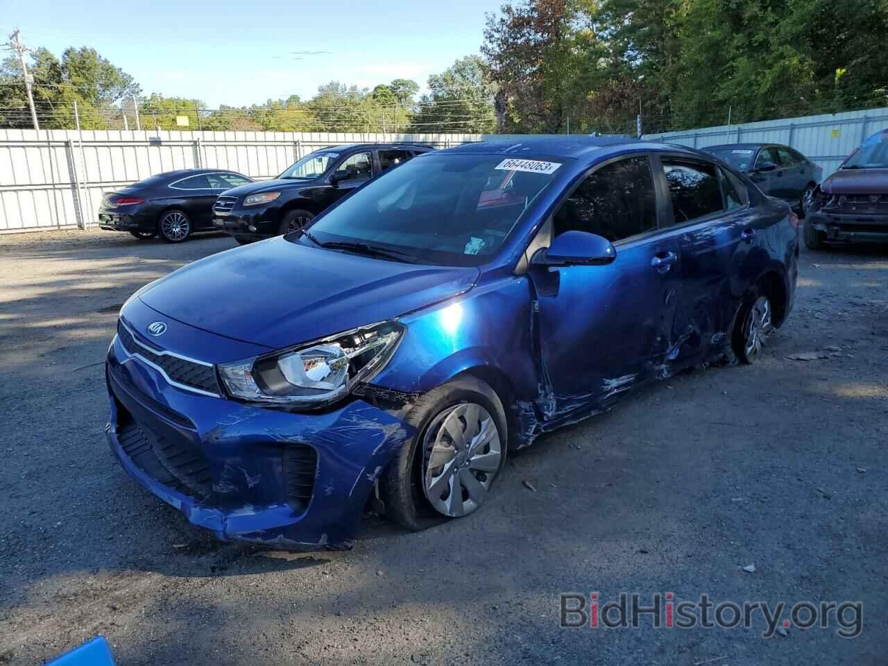 Report 3KPA24AB7KE247368 KIA RIO 2019 BLUE GAS price and damage history