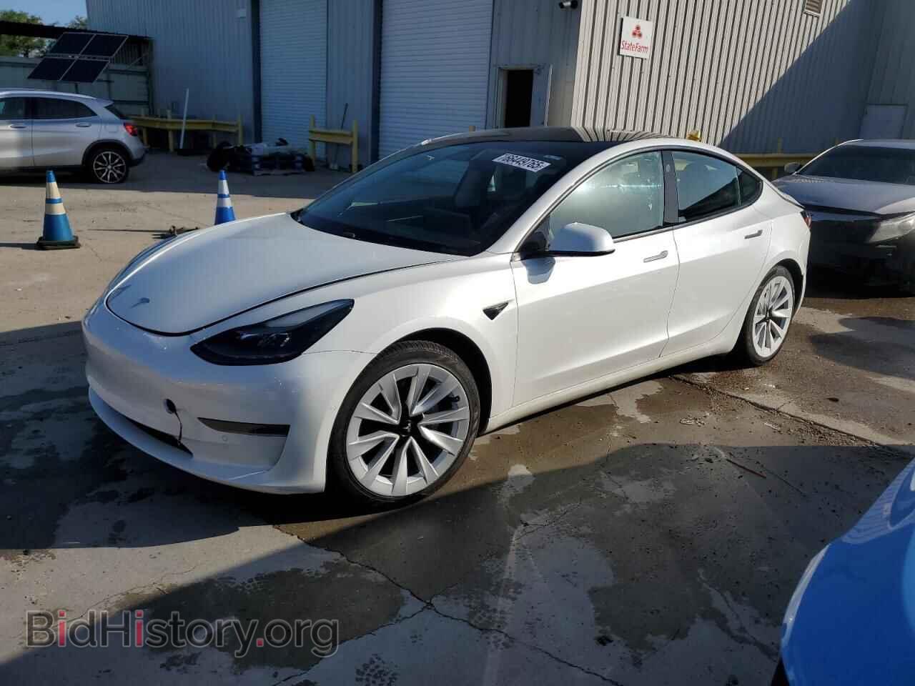 Photo 5YJ3E1EA8MF053803 - TESLA MODEL 3 2021