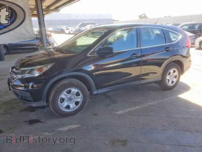 2016 Honda CRV LX, черный — VIN 2HKRM3H38GH507219, Copart