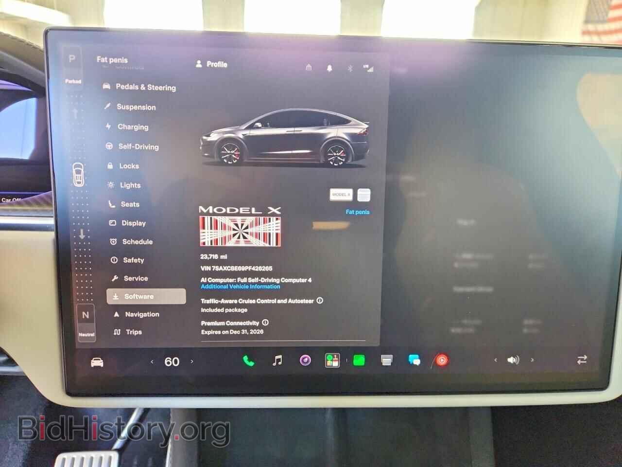 2023 TESLA MODEL X - VIN: 7SAXCBE69PF426265 - Photo 9