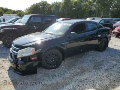 2013 Dodge AVENGER Avenger SE, black — VIN 1C3CDZAB6DN638255, Copart