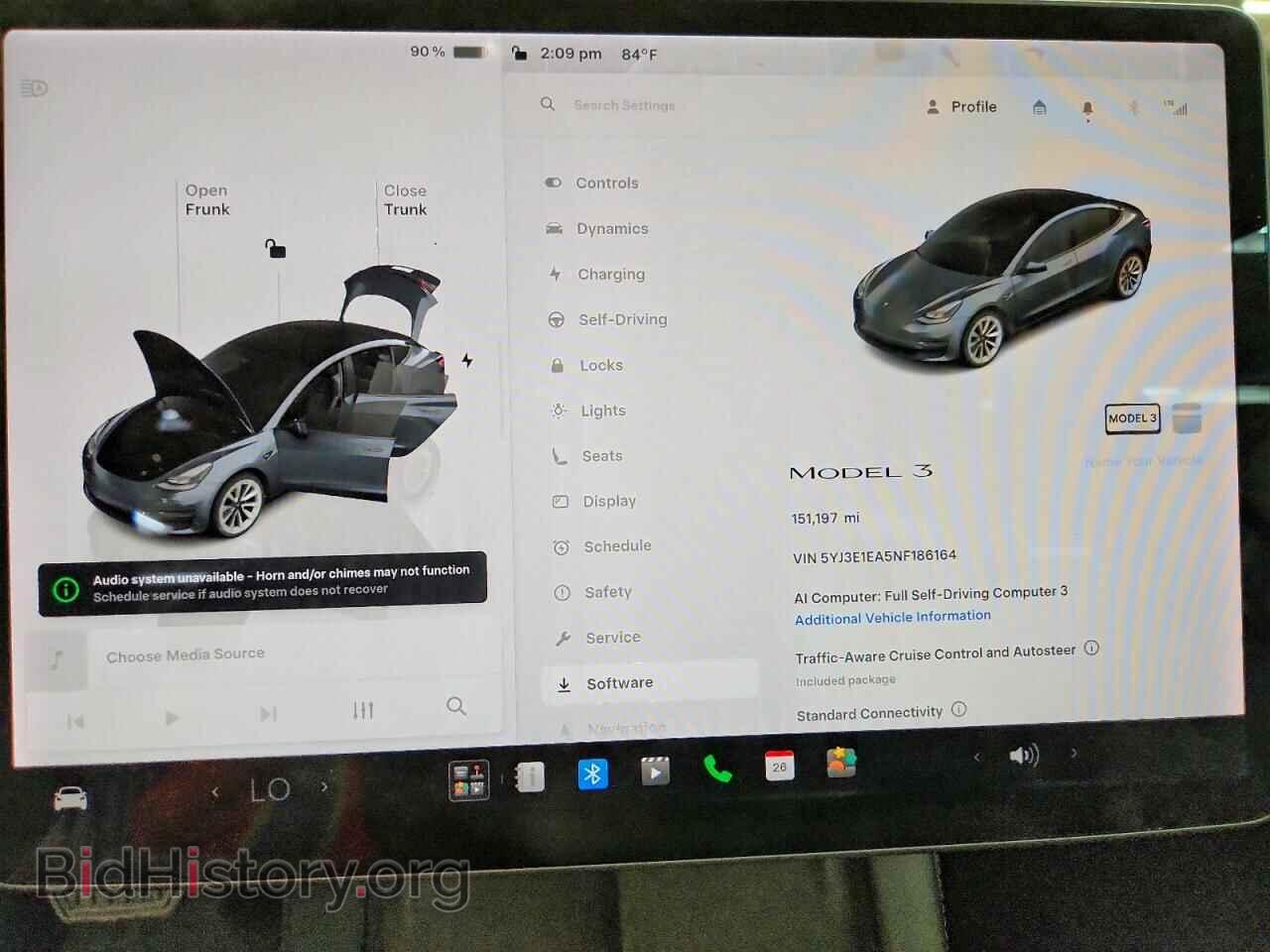 2022 TESLA MODEL 3 - VIN: 5YJ3E1EA5NF186164 - Фото 9