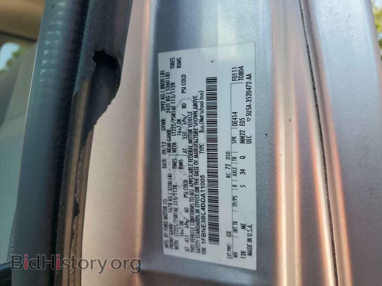 2013 FORD ALL Models - VIN: 1FBNE3BL4DDA11005 - Photo 12