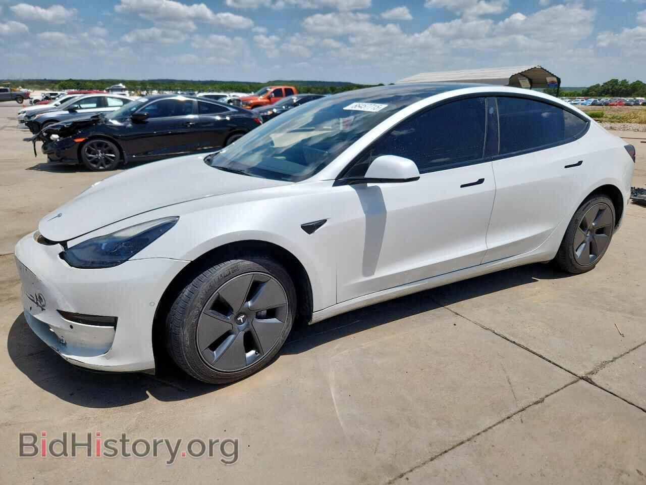 Photo 5YJ3E1EA8MF100344 - TESLA MODEL 3 2021