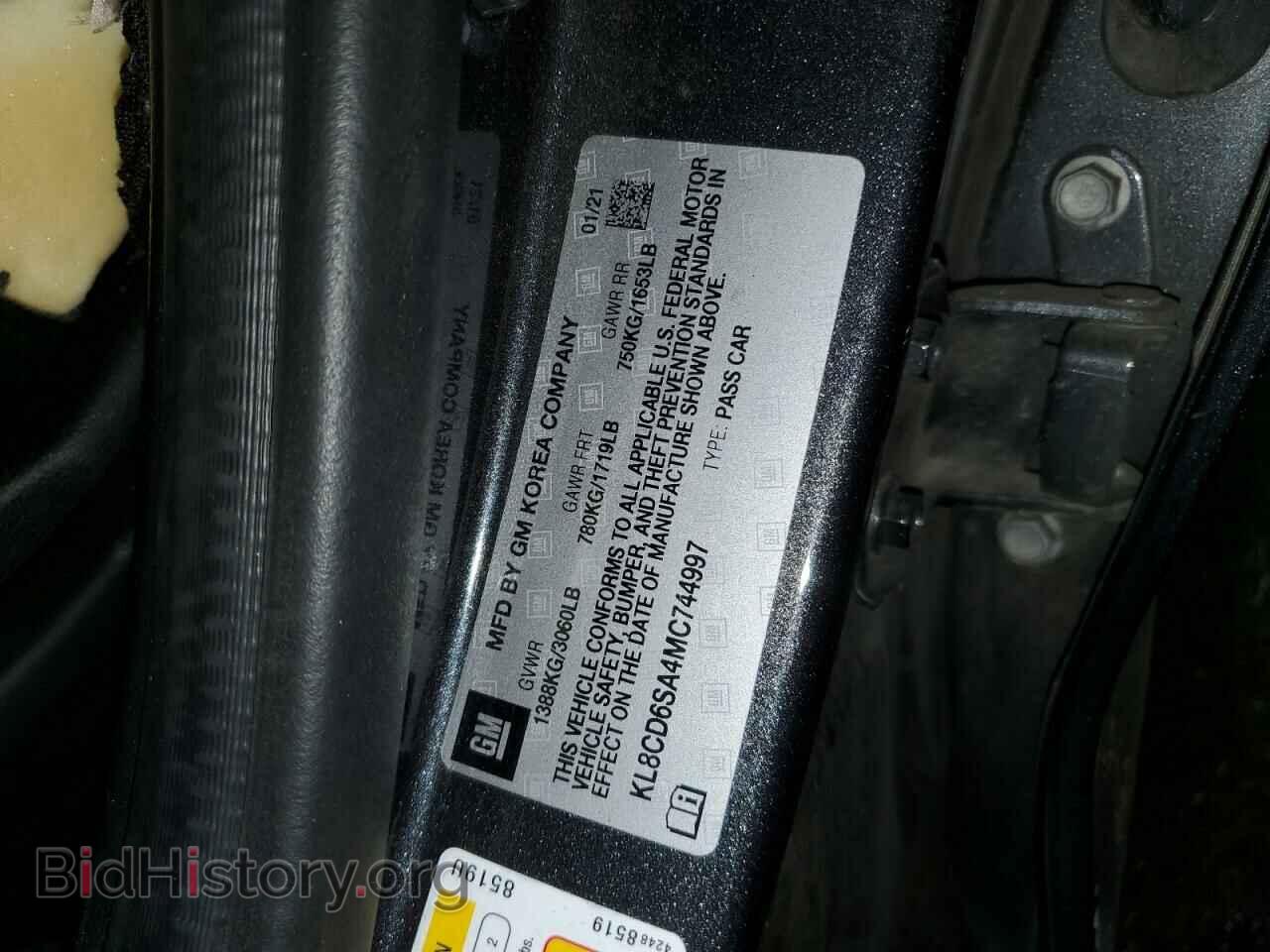 2021 CHEVROLET SPARK - VIN: KL8CD6SA4MC744997 - Фото 12