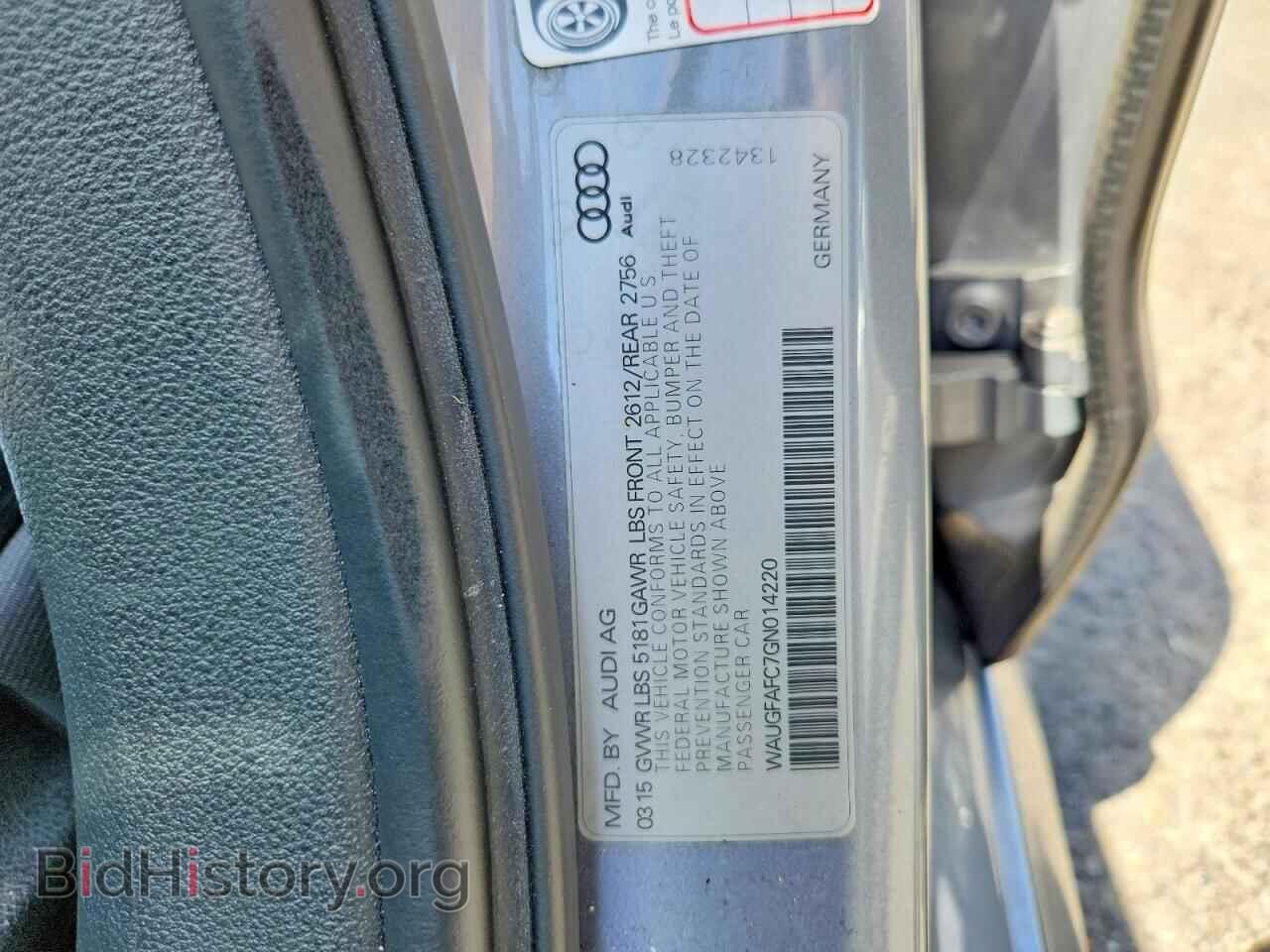 2016 AUDI A6 - VIN: WAUGFAFC7GN014220 - Photo 12