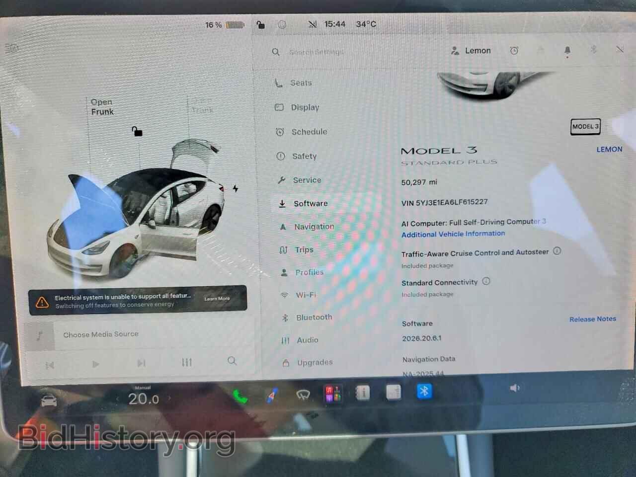 2020 TESLA MODEL 3 - VIN: 5YJ3E1EA6LF615227 - Photo 9