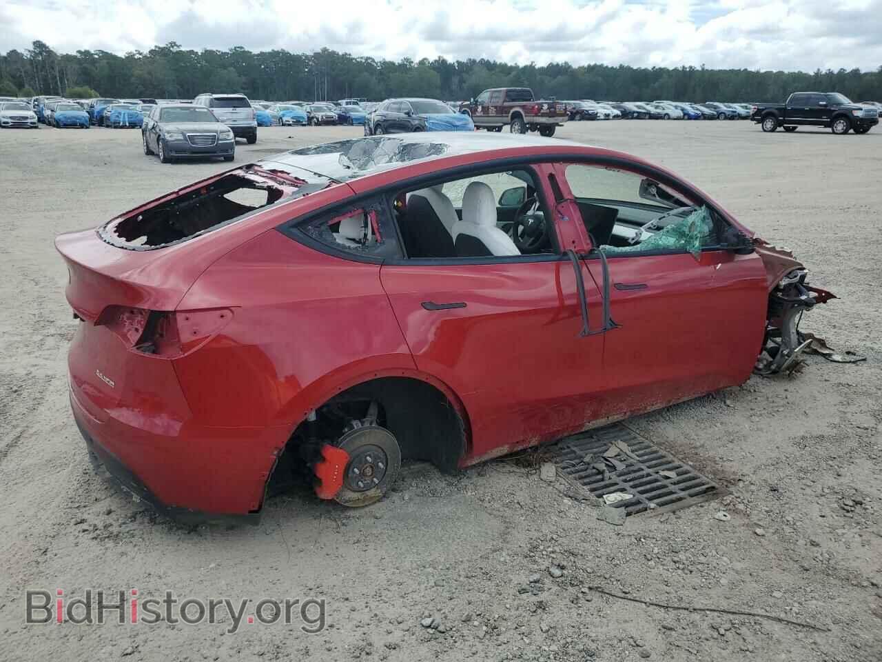 2022 TESLA MODEL Y - VIN: 7SAYGDEF8NF455838 - Фото 3