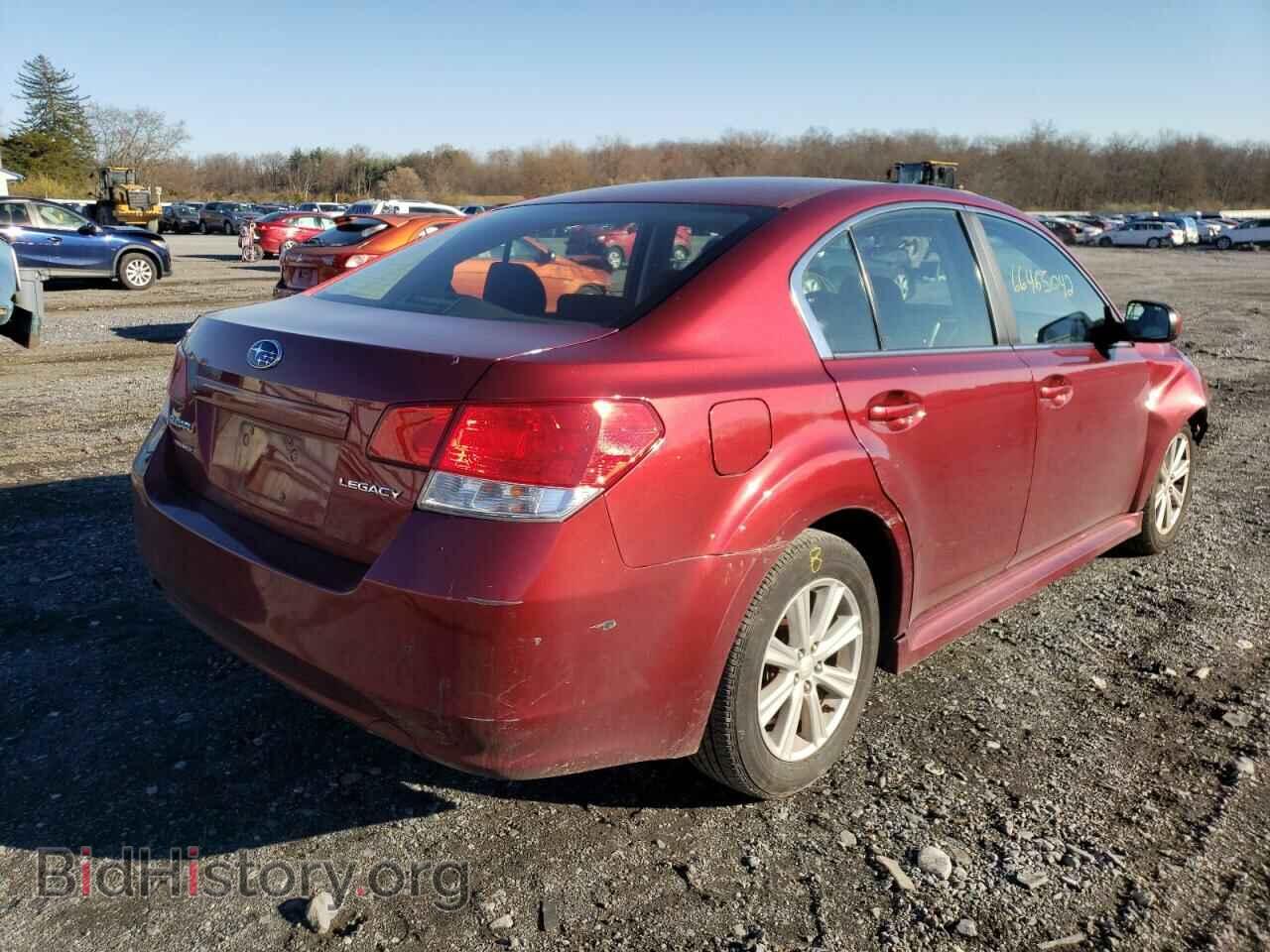 2012 SUBARU LEGACY - VIN: 4S3BMAA64C1015878 - Фото 4