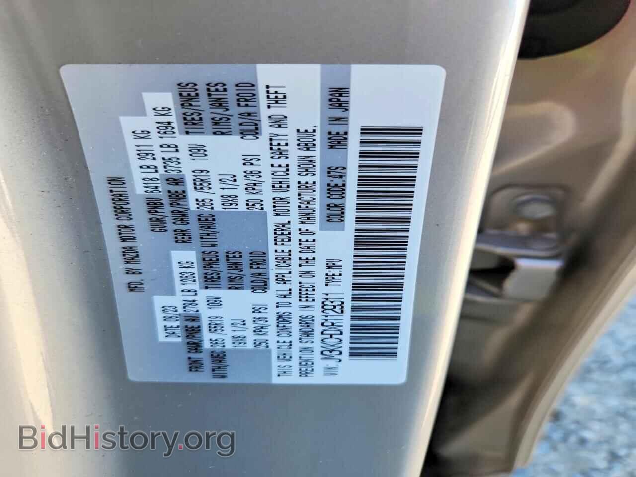 2024 MAZDA CX-90 - VIN: JM3KKCHDXR1129311 - Photo 13