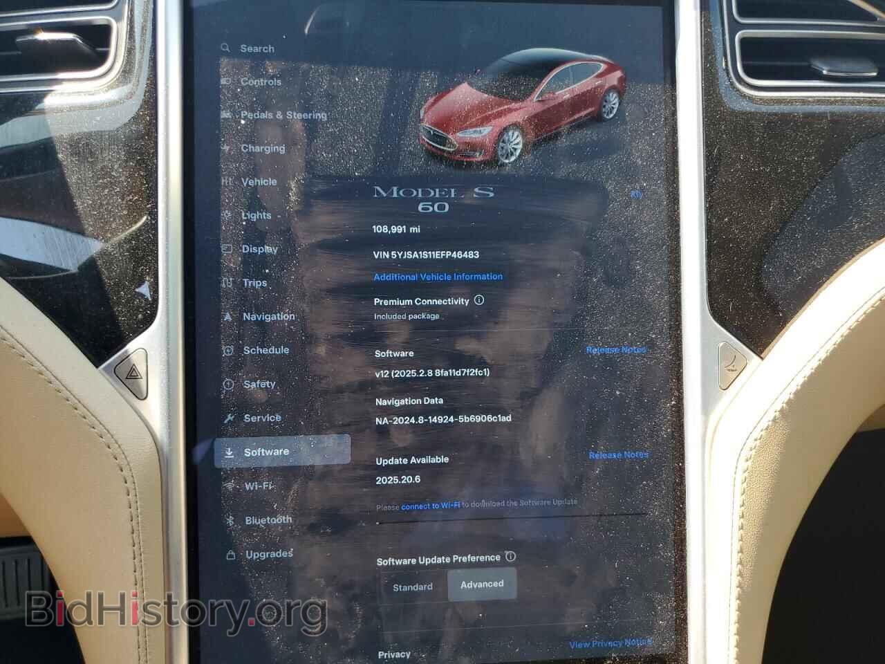 2014 TESLA MODEL S - VIN: 5YJSA1S11EFP46483 - Photo 9