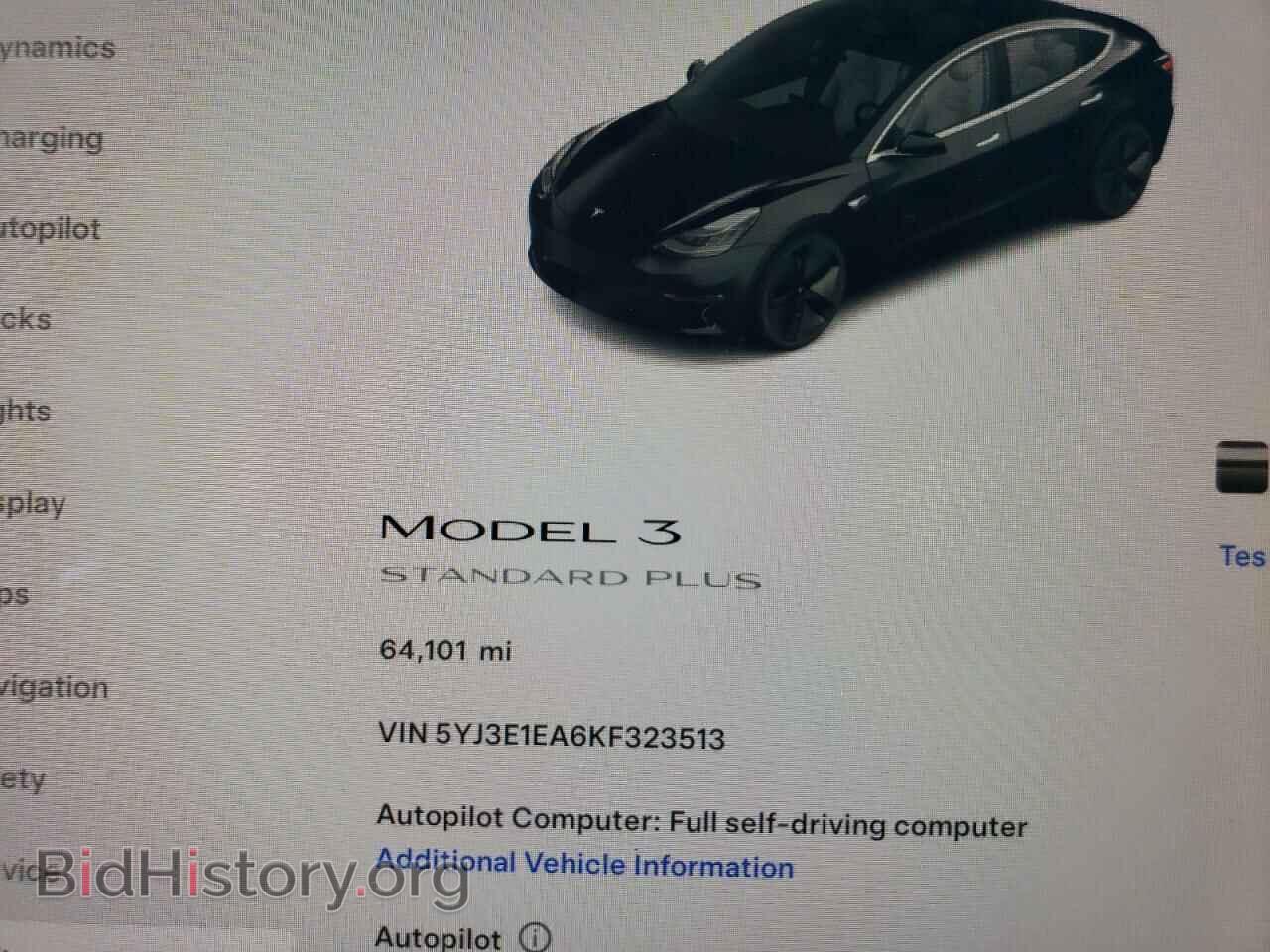 2019 TESLA MODEL 3 - VIN: 5YJ3E1EA6KF323513 - Photo 9