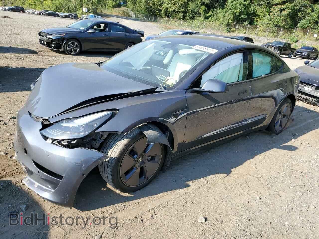 Photo 5YJ3E1EB5NF342728 - TESLA MODEL 3 2022