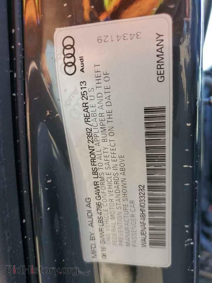 2017 AUDI A4 - VIN: WAUENAF48HN033282 - Photo 13