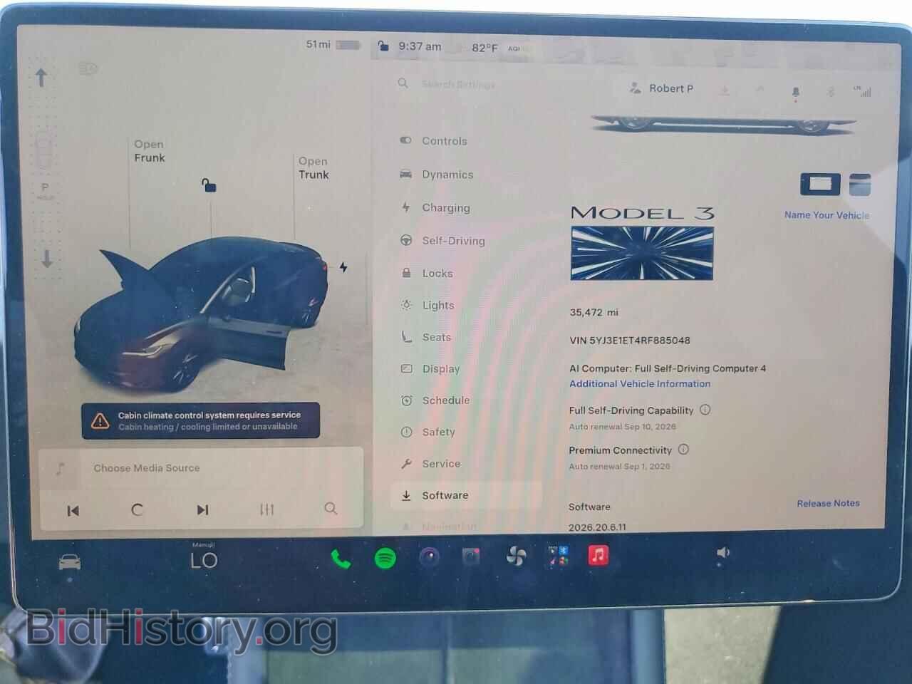 2024 TESLA MODEL 3 - VIN: 5YJ3E1ET4RF885048 - Фото 9